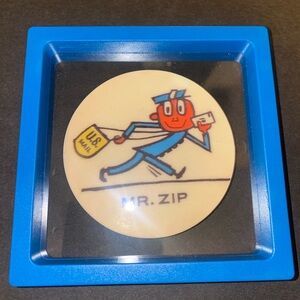 Vintage USPS 1960's  USE ZIP CODE with Mr. ZIP !!